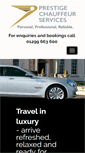 Mobile Screenshot of prestige-chauffeurs.com
